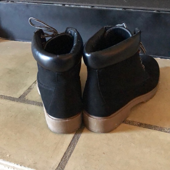 Black Ankle Boots - Picture 2 of 3